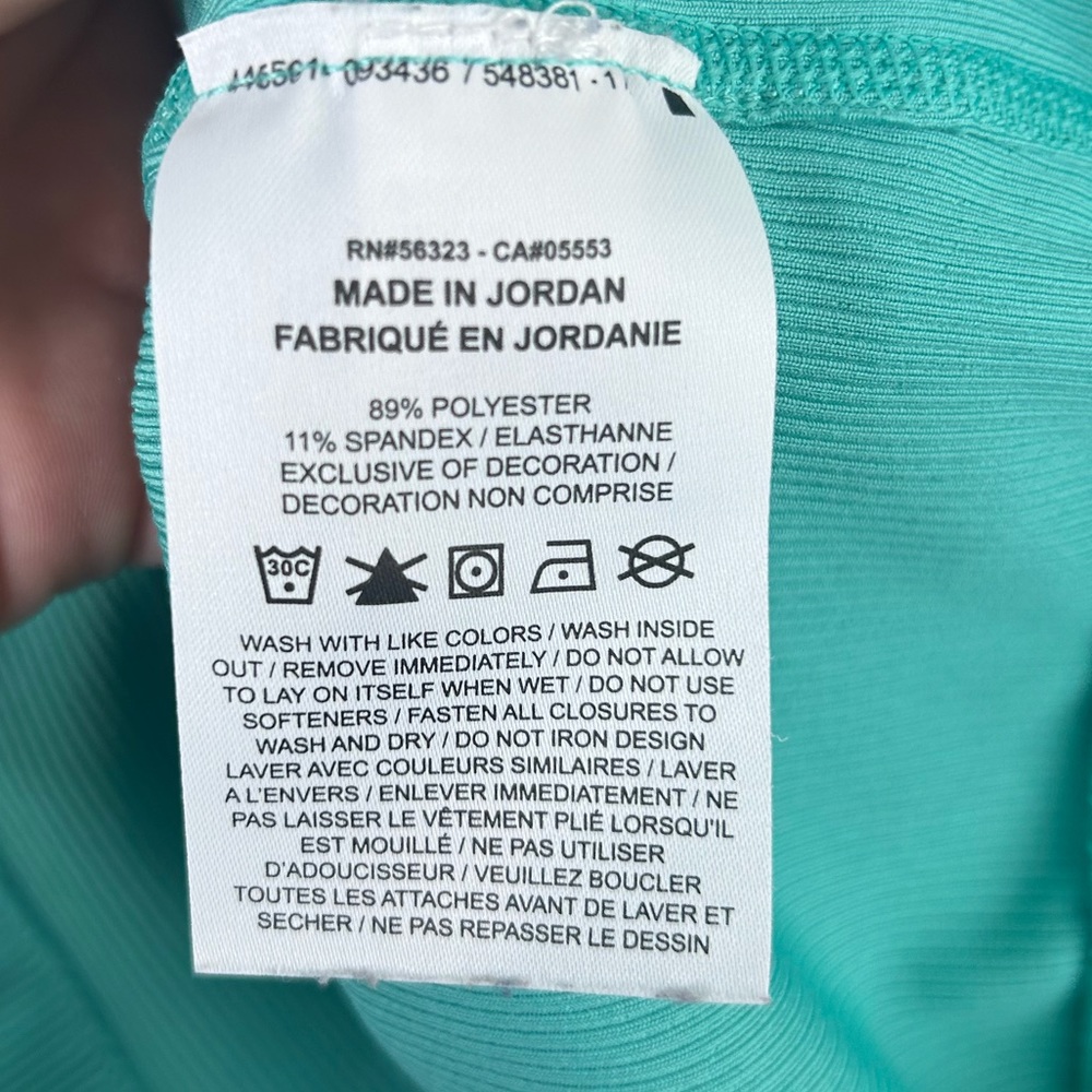 Nike Element Half Zip Pullover in Washed Teal/Marina - Picture 5 of 5